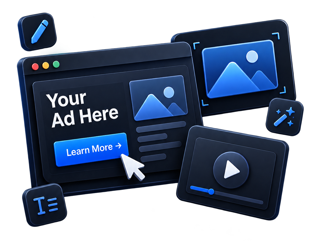 Build your ad from scratch